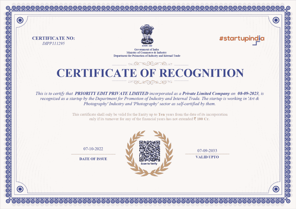 DPIT Certificate
